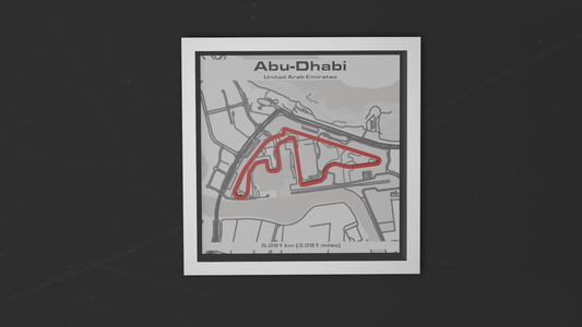 Cadre 3D facile F1 Abu Dhabi