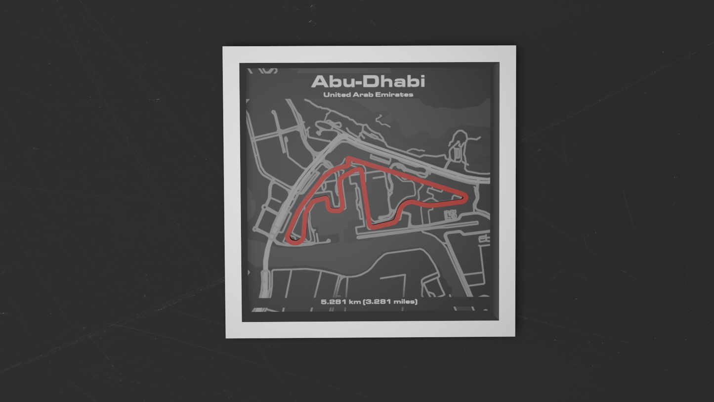 Quadro Easy F1 Abu Dhabi 3D