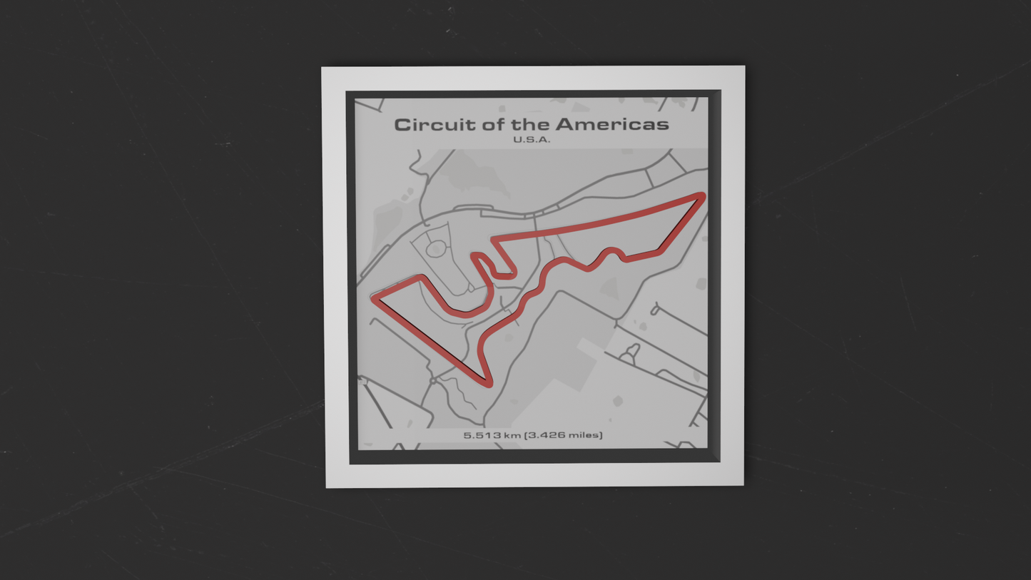 Cadre 3D facile F1 Abu Dhabi