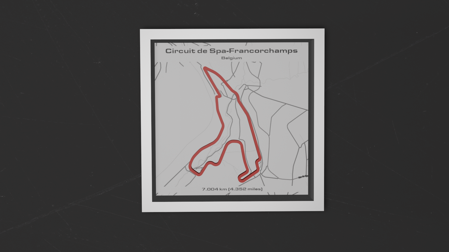 Quadro Easy F1 Spa-Francorchamps 3D