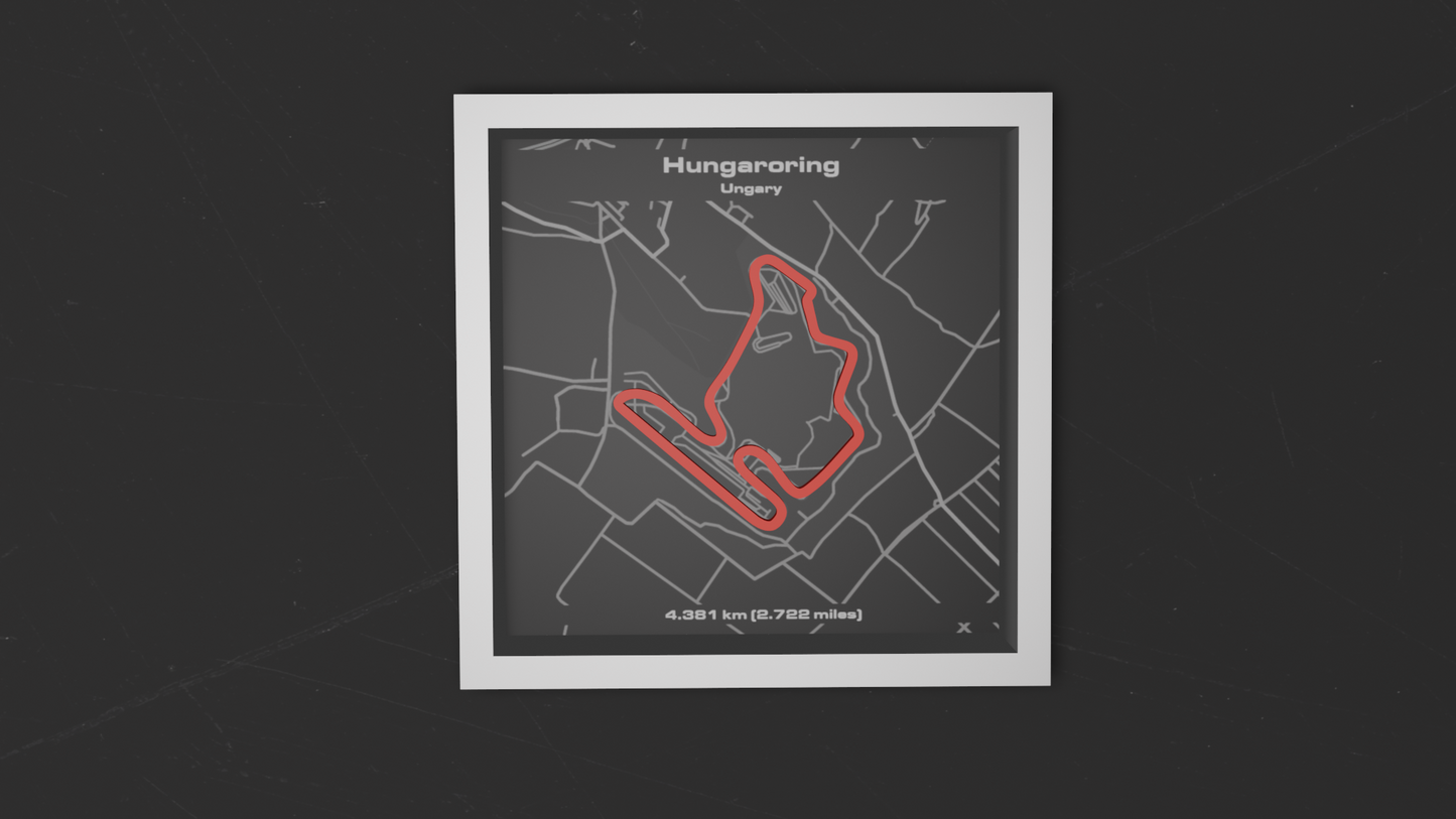 Quadro Easy F1 Hungaroring 3D