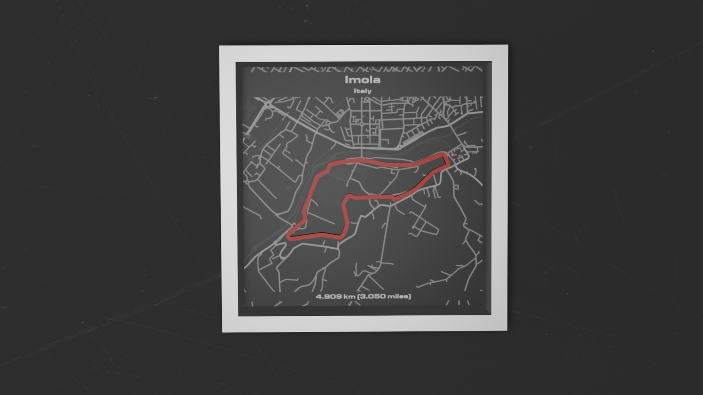 Quadro Easy F1 Imola 3D