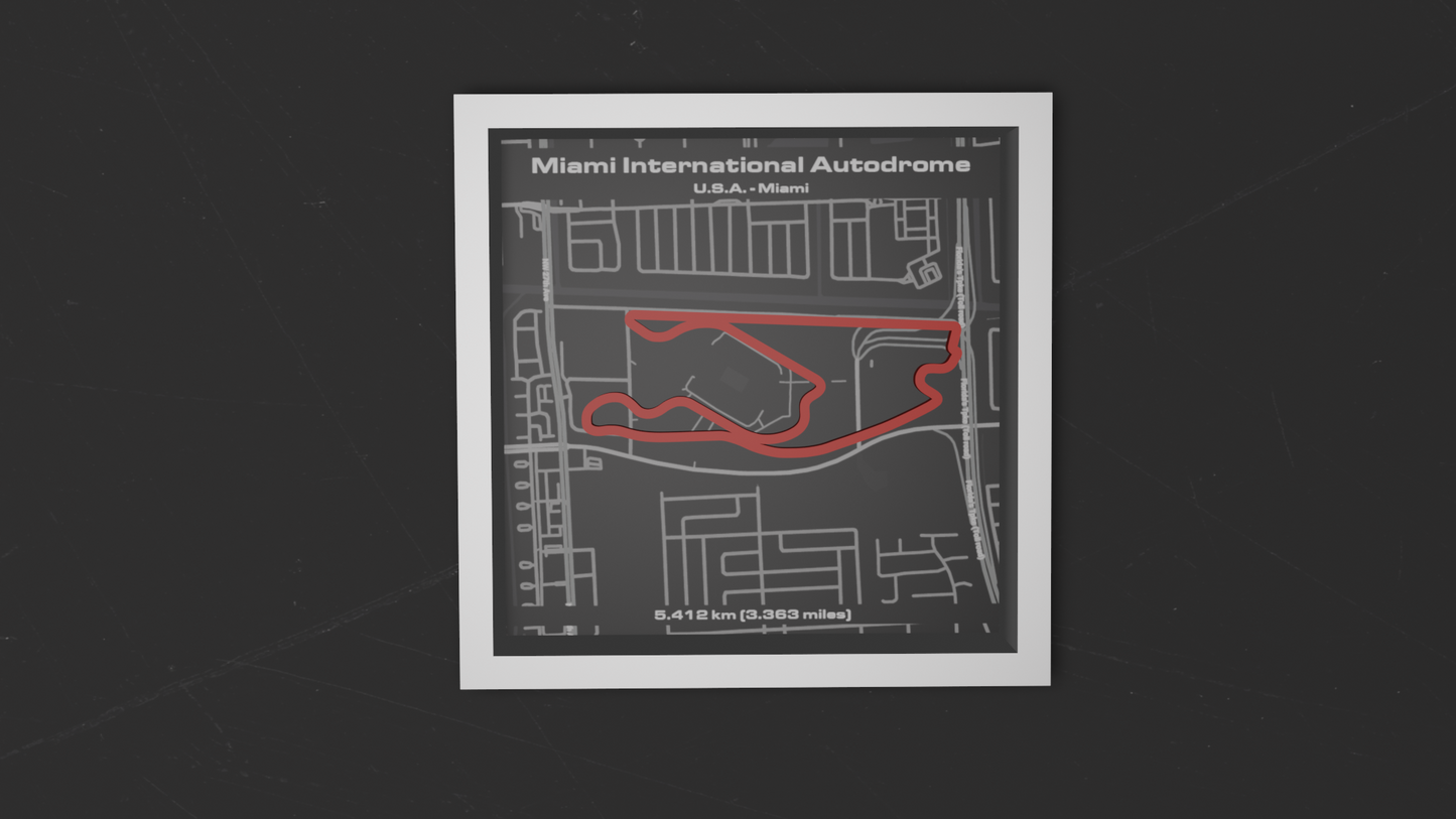 Cadre 3D facile F1 Abu Dhabi