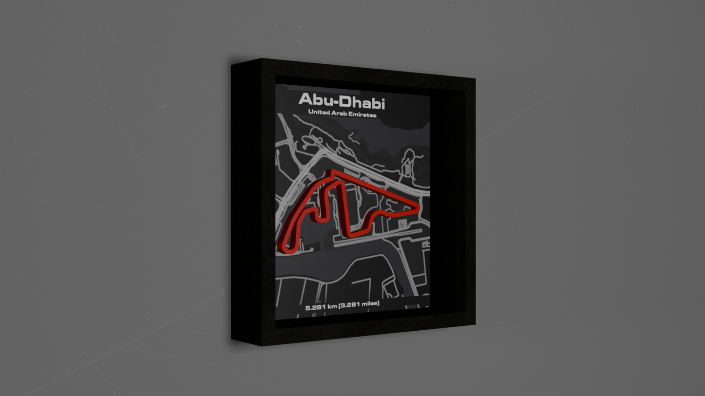 Quadro Easy F1 Abu Dhabi 3D