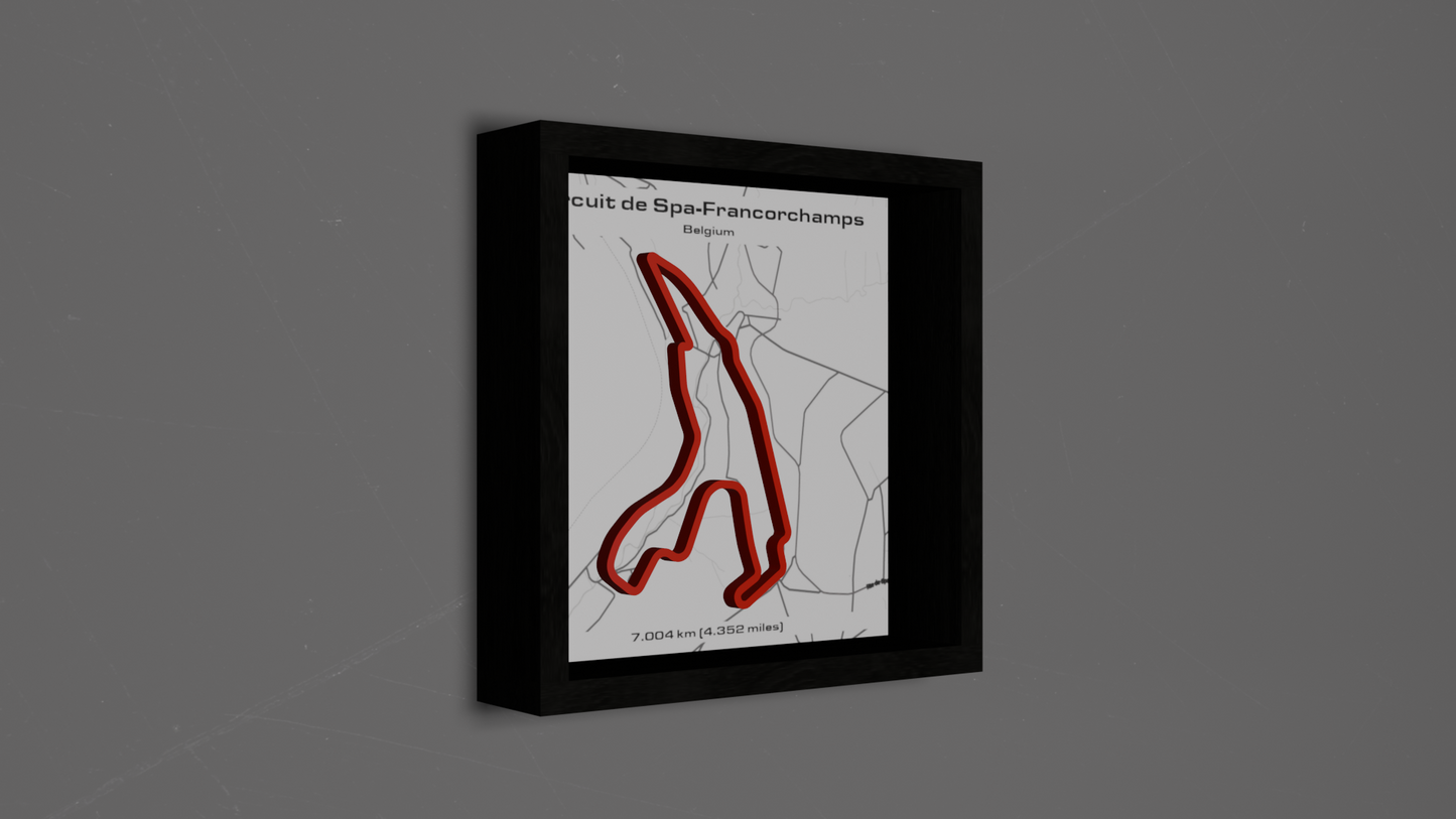 Quadro Easy F1 Spa-Francorchamps 3D