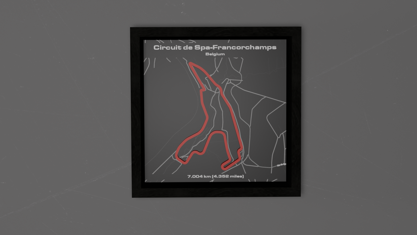 Quadro Easy F1 Spa-Francorchamps 3D