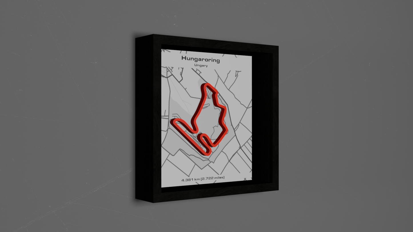 Quadro Easy F1 Hungaroring 3D