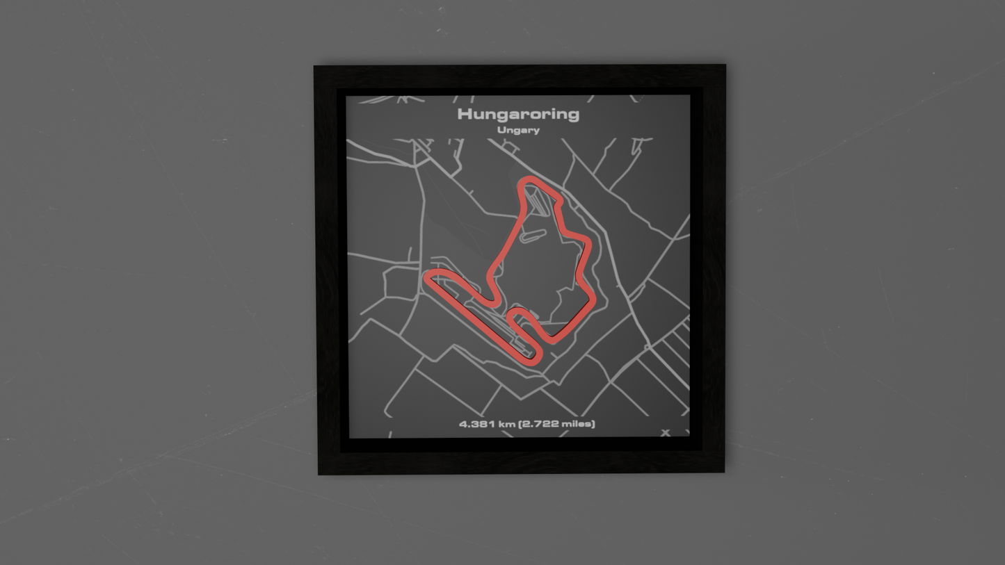 Quadro Easy F1 Hungaroring 3D