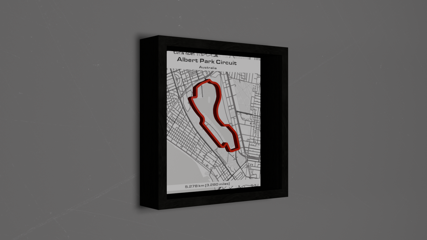 Cadre 3D facile F1 Abu Dhabi