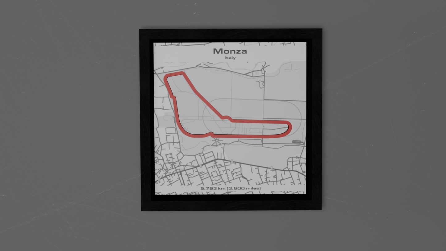 Quadro Easy F1 Monza 3D