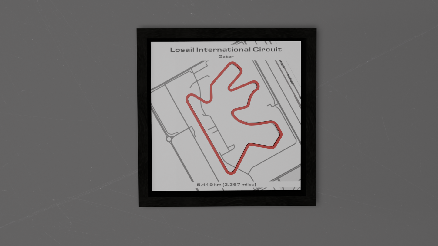 Quadro Easy F1 Losail-Qatar 3D