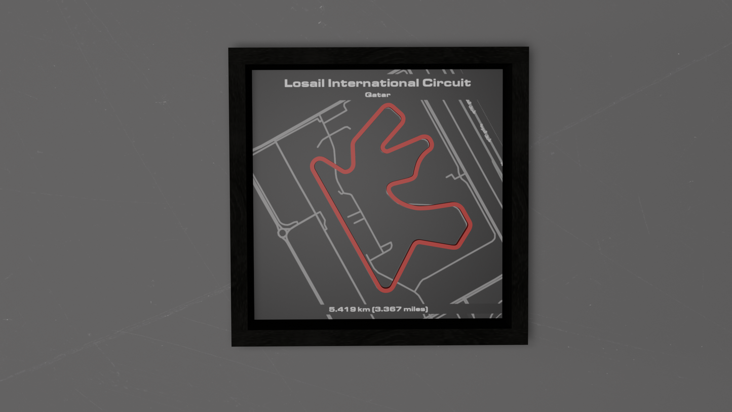 Quadro Easy F1 Losail-Qatar 3D